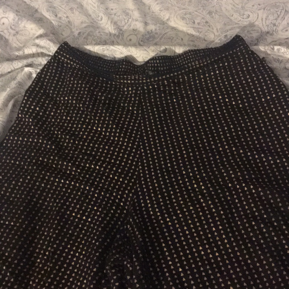 Black and gold elephant pant